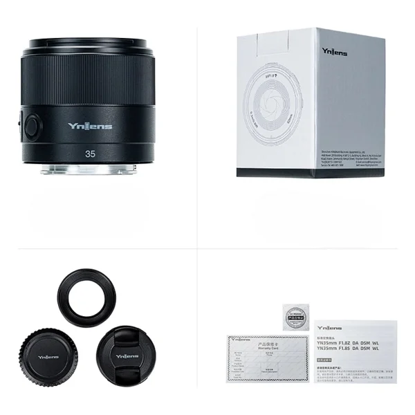 Yongnuo YN 35mm f/1.8S DA DSM WL Siyah Lens - Görsel 2