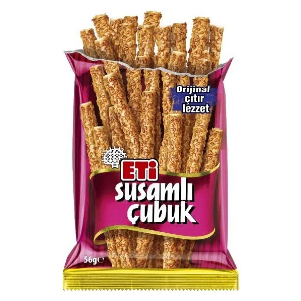 Eti Susamlı 56 gr 17'li Paket Çubuk Kraker - Görsel 8
