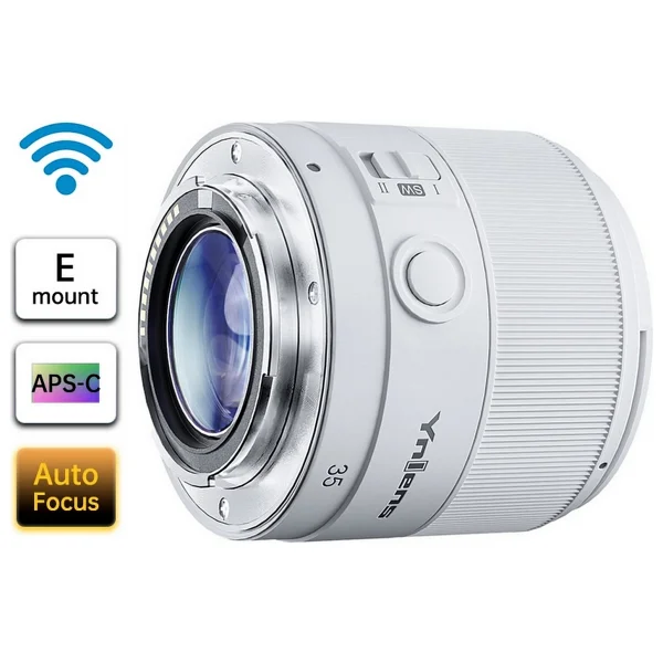 Yongnuo YN 35mm f/1.8S DA DSM WL Beyaz Lens - Görsel 3