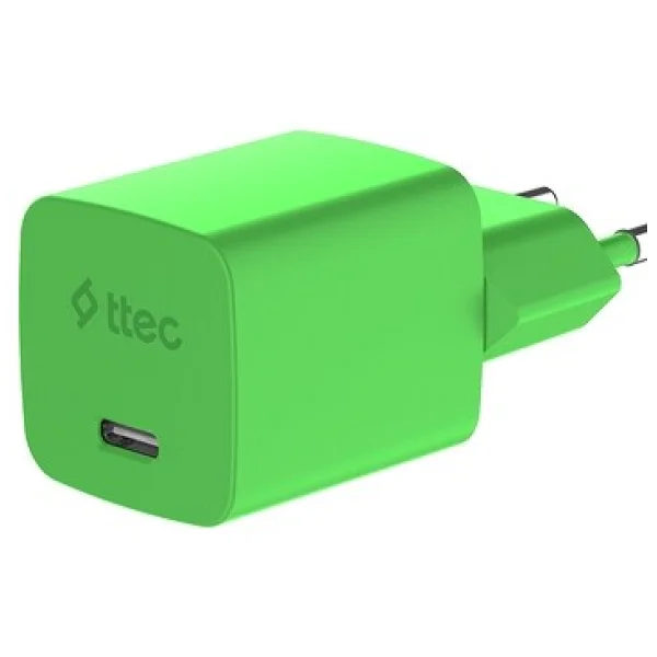 Ttec SmartCharger 2SCG20LNY 20 W Yeşil Lightning Kablolu Hızlı Şarj Aleti - Görsel 2
