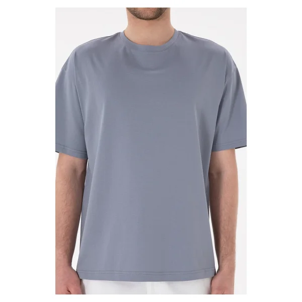 U.S. Polo Assn 50313089-VR036 Mavi Kısa Kollu Bisiklet Yaka Erkek Tişört - Görsel 7