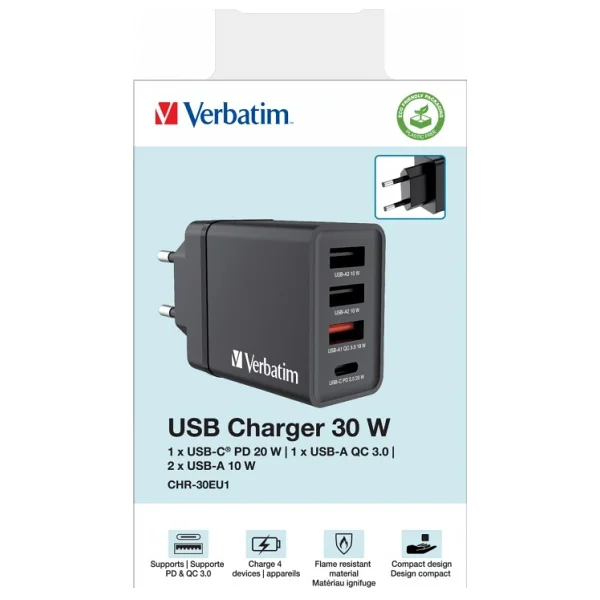 Verbatim 49700 CHR-30EU1 30 W Hızlı Şarj Adaptörü - Görsel 9