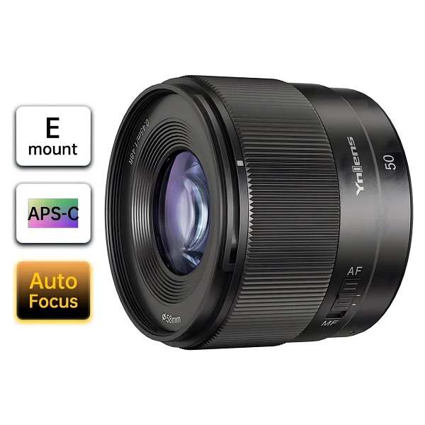 Yongnuo YN 50mm f/1.8S DA Lite Siyah Lens - Görsel 6