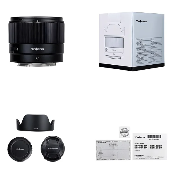 Yongnuo YN 50mm f/1.8S DA Lite Siyah Lens - Görsel 2