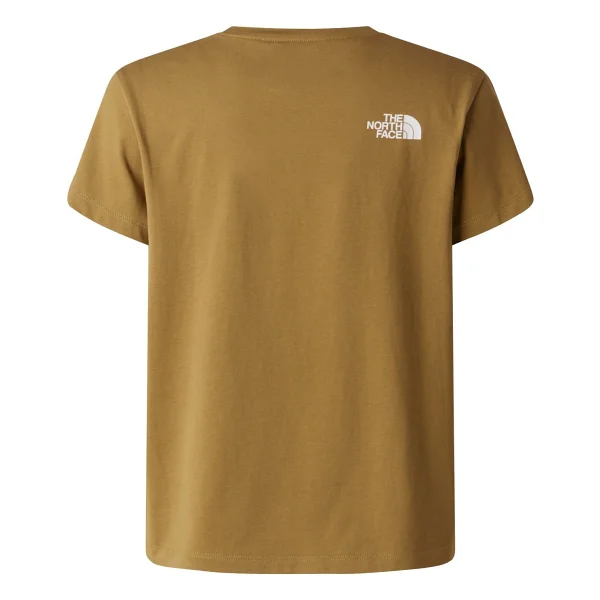 The North Face Mountain Night Relaxed NF0A8G1U2EL1 Haki Kısa Kollu Bisiklet Yaka Çocuk Tişört - Görsel 2
