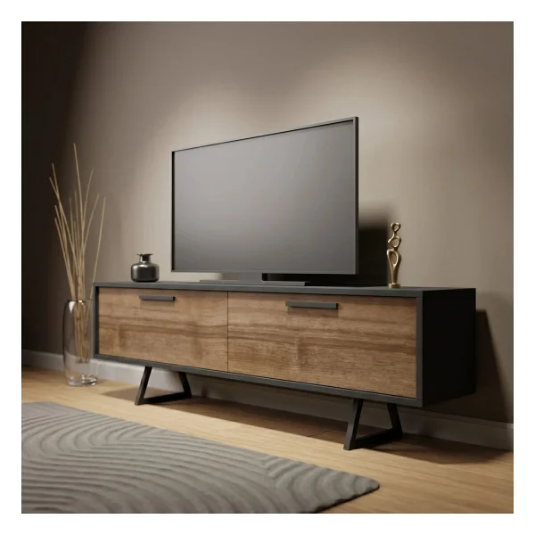 Lagomood Nova Tv Ünitesi Antrasit Ceviz - Antrasit - Ceviz - Görsel 4