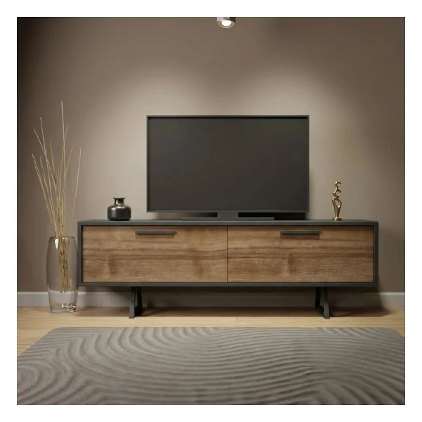 Lagomood Nova Tv Ünitesi Antrasit Ceviz - Antrasit - Ceviz - Görsel 5