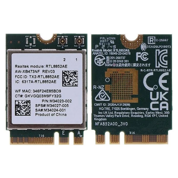 Modanom Lenovo Ideapad Slim 5 16AHP10 83HW Uyumlu Notebook Wifi Card - Çok Renkli - Görsel 2