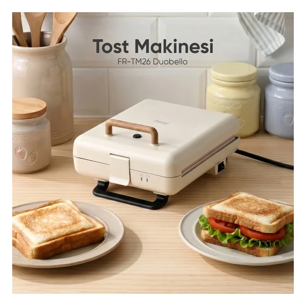 Fressi Duobello FR-TM26 1600 W Izgara ve Tost Makinesi - Görsel 8