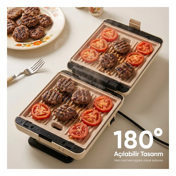 Fressi Duobello FR-TM26 1600 W Izgara ve Tost Makinesi - Görsel 3