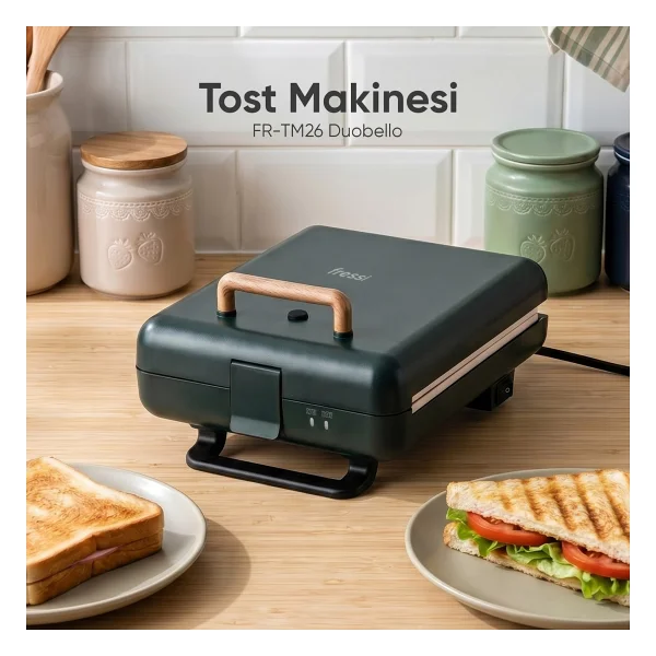 Fressi Duobello FR-TM26 1600 W Izgara ve Tost Makinesi - Görsel 7