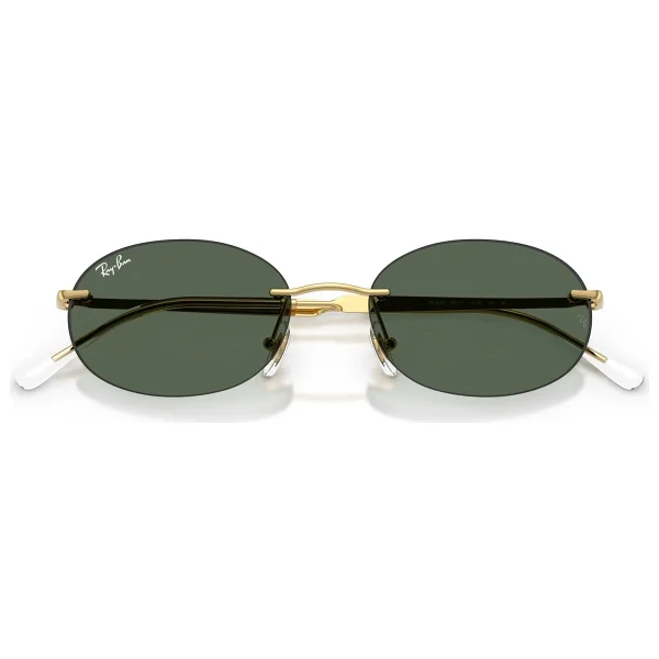 Ray-Ban 3767 001/71 Arista Gold-Green Güneş Gözlüğü - Görsel 7