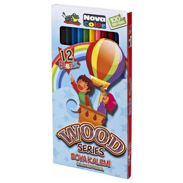 Nova Color 12 Renk Uzun Metal Tüp Kuru Boya - Görsel 5