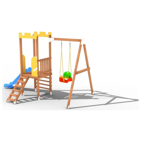 ISafe Ahşap Çocuk Parkı - Görsel 2