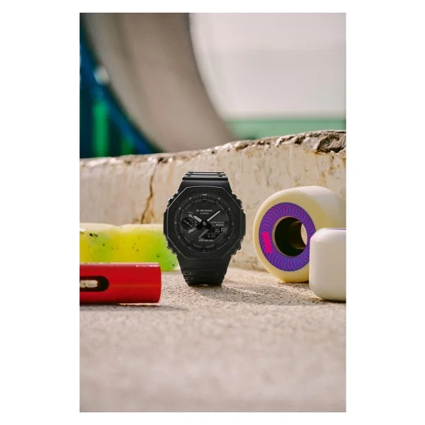Casio G-Shock GA-B2100-1A1DR Silikon Kordon Siyah Erkek Kol Saati - Görsel 8