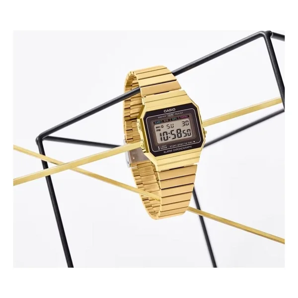 Casio Standart A700W Çelik Kordon Kol Saati - Görsel 2