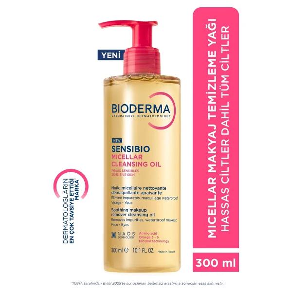 Bioderma Sensibio Micellar Cleansing Oil 300 ml - Görsel 3