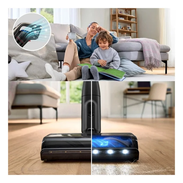 Bosch Unlimited 9 Grafit BCS931GAC Şarjlı Dikey Süpürge - Görsel 4