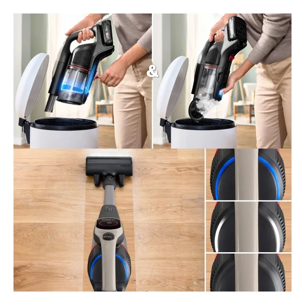 Bosch Unlimited 9 Grafit BCS931GAC Şarjlı Dikey Süpürge - Görsel 5