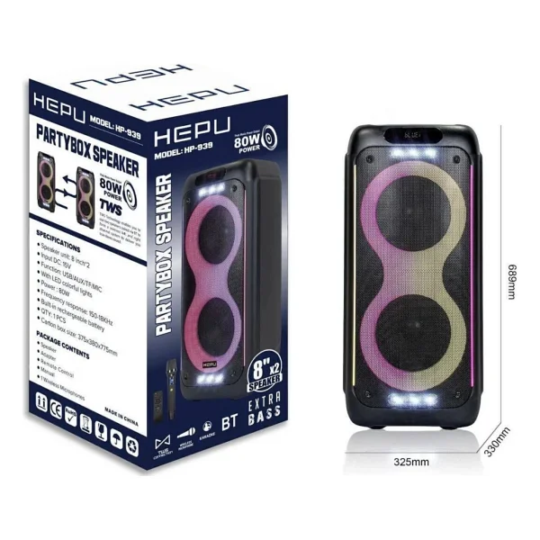 Hepu HP-939 Bluetooth Hoparlör - Görsel 3