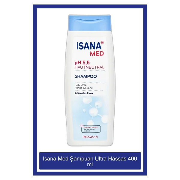 Isana Med Ultra Hassas 400 Şampuan - Görsel 3