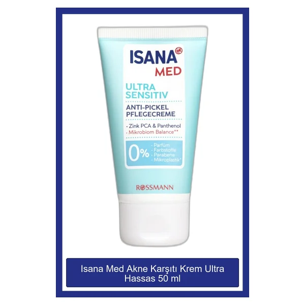 Isana Med Akne Karşıtı Krem Ultra Hassas 50 ml - Görsel 6