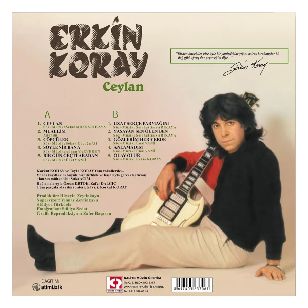 Erkin Koray - Ceylan/Çöpçüler Plak - Görsel 5