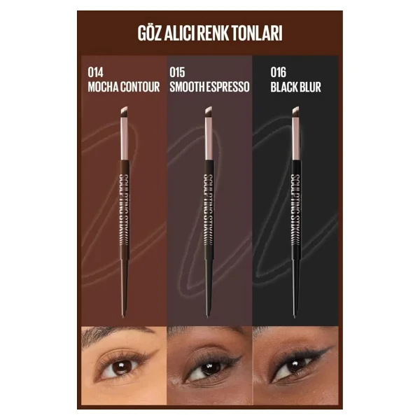 Maybelline New York Sculpting Stix Çift Uçlu 015 Smooth Espresso Göz Kalemi - Görsel 8