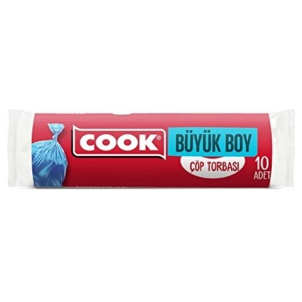 Cook Büyük Boy Çöp Poşeti 10'lu - Görsel 3