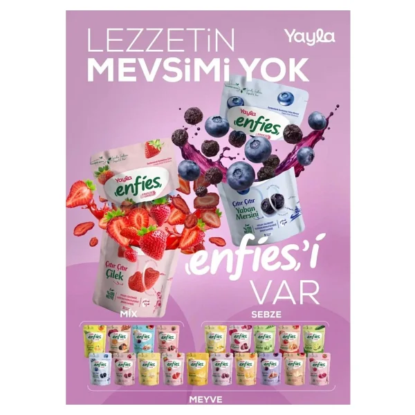 Yayla Enfies Freeze Dried Meyve 15 gr - Görsel 3