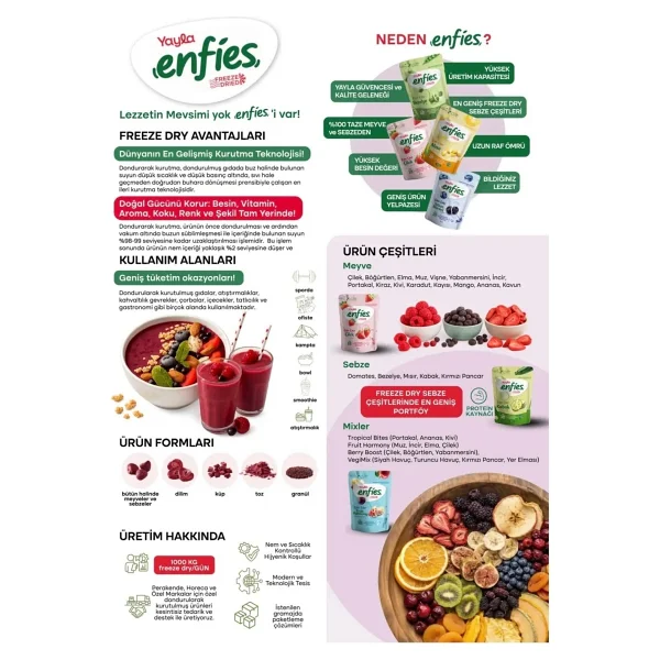 Yayla Enfies Freeze Dried Meyve 15 gr - Görsel 4