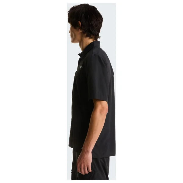The North Face Packable NF0A8FTQJK31 Kısa Kollu Siyah Erkek Gömlek - Görsel 2