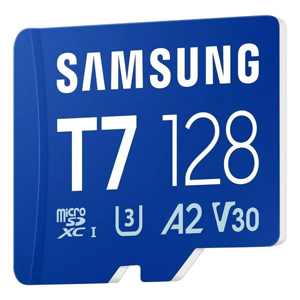 Samsung T7 MB-MB128T/WW Class 10 UHS-I U3 V30 128 GB Micro SD Kart - Görsel 3
