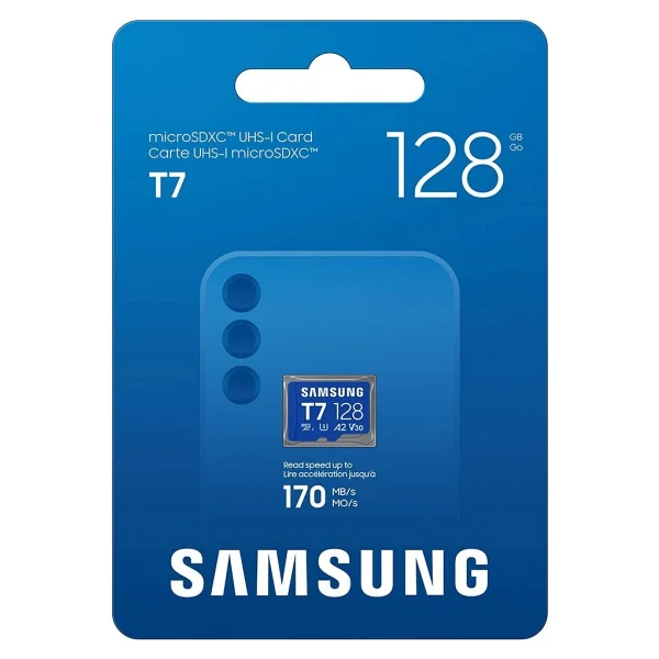 Samsung T7 MB-MB128T/WW Class 10 UHS-I U3 V30 128 GB Micro SD Kart - Görsel 4