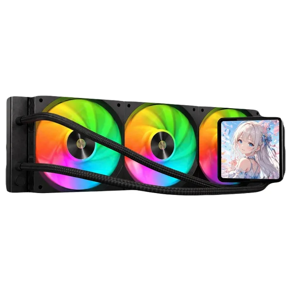 Gametech Vision ARGB LCD 360 mm İşlemci Sıvı Soğutucu - Görsel 3