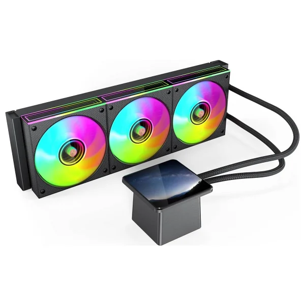 Gametech Vision ARGB LCD 360 mm İşlemci Sıvı Soğutucu - Görsel 2