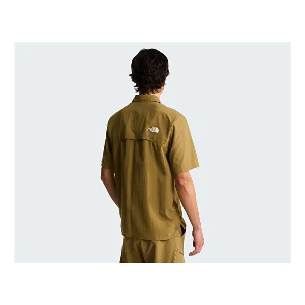 The North Face Packable NF0A8FTQ2EL1 Kısa Kollu Haki Erkek Gömlek - Görsel 3