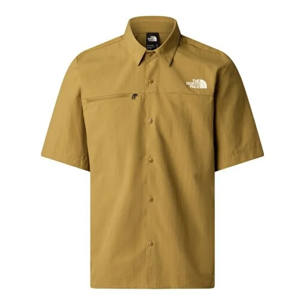 The North Face Packable NF0A8FTQ2EL1 Kısa Kollu Haki Erkek Gömlek - Görsel 4