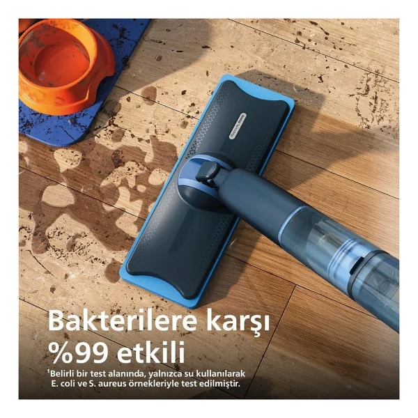 Philips OnUp 360 Derece Kablosuz Zemin Temizleyici Elektrikli Mop - Görsel 2