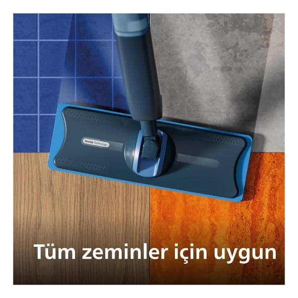 Philips OnUp 360 Derece Kablosuz Zemin Temizleyici Elektrikli Mop - Görsel 3