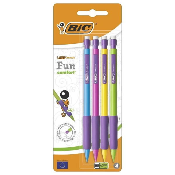 Bic Matic Fun Comfort 4'lü 0.7 mm Versatil Uçlu Kalem - Görsel 3