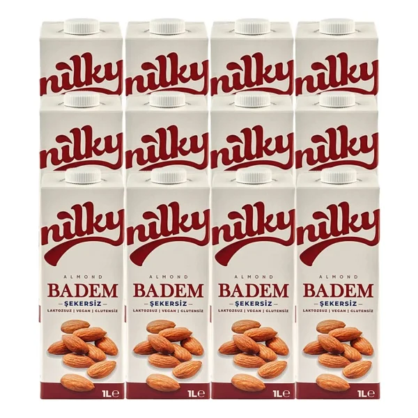 Nilky Şekersiz Badem Sütü 1 lt - Görsel 10