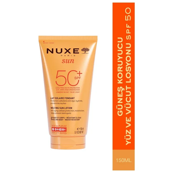 Nuxe Sun Melting Lotion Hig Protection 150 ml 50 Faktör Güneş Sütü - Görsel 5