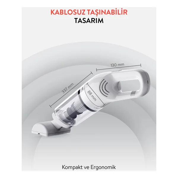 Umie ELS24 50 W Şarjlı Araç Süpürgesi - Görsel 2