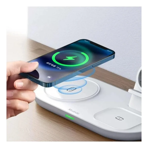 Mcdodo CH-7062 3in1 MagSafe Kablosuz Şarj Aleti - Görsel 6