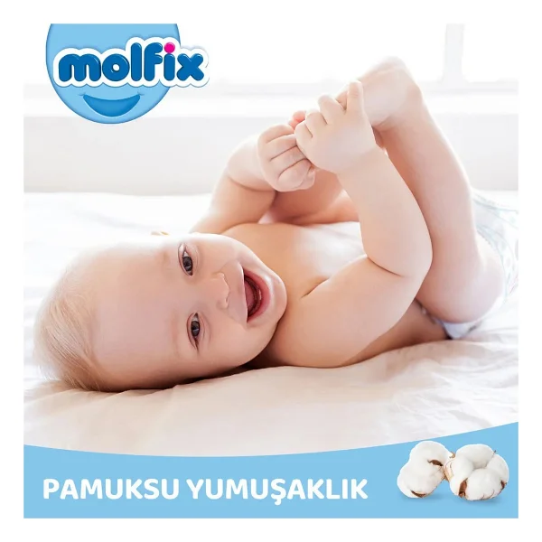 Molfix 3 Numara Midi 180'li Bebek Bezi - Görsel 6
