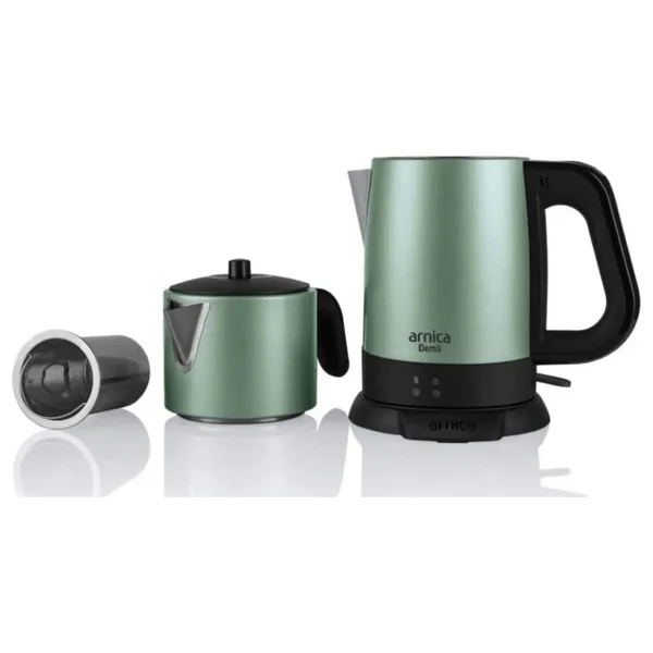 Arnica Demli IH33153 Yeşil 1800 W Çelik Çay Makinesi - Görsel 5
