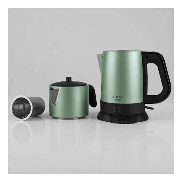Arnica Demli IH33153 Yeşil 1800 W Çelik Çay Makinesi - Görsel 7