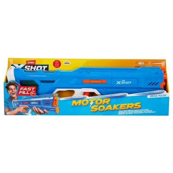 X Shot X-Shot Fast-Fill Motor Soakers Mega Pulse Su Tabancası 68 cm - Görsel 2