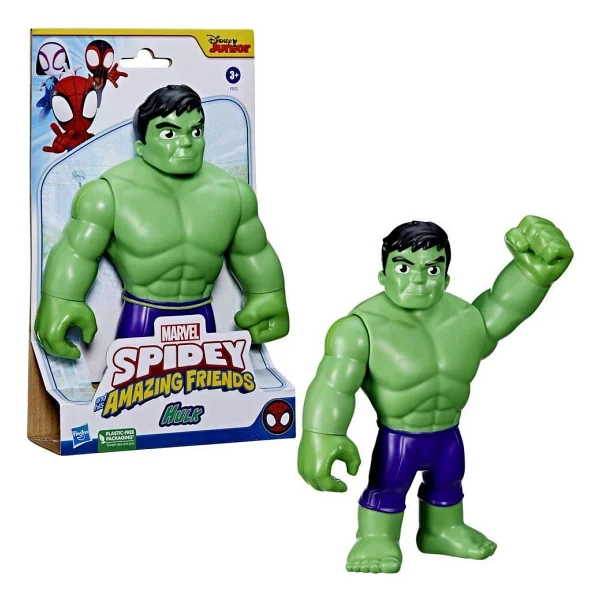 Marvel Spidey and His Amazing Friends Figür Hulk F7572 - Görsel 7